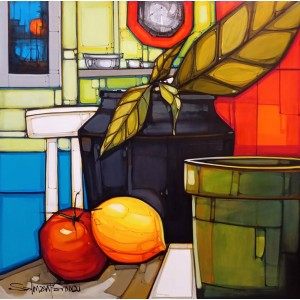 Salman Farooqi, 48 x 48 Inch, Acrylic on Canvas, Abstract Painting, AC-SF-676 Salman Farooqi, 48 x 48 Inch, Acrylic on Canvas, Abstract Painting, AC-SF-676